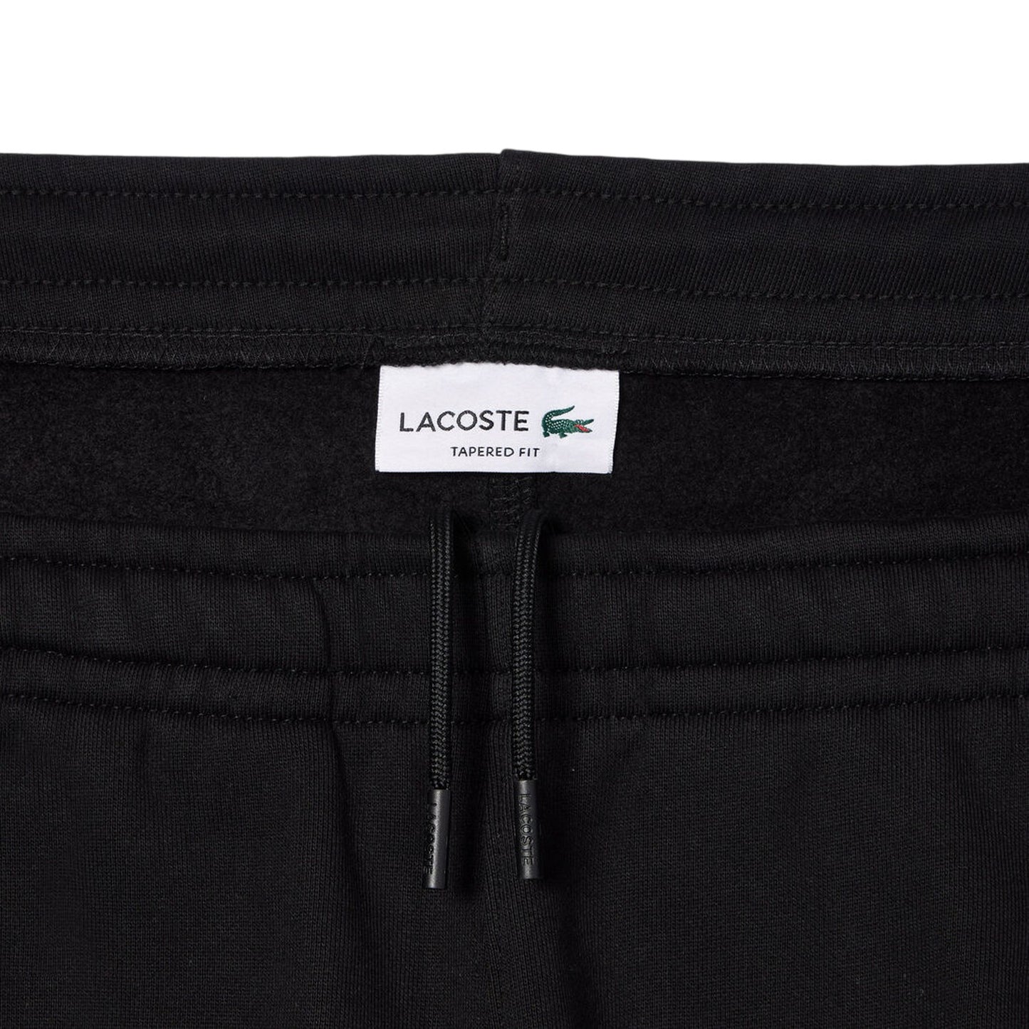 Black - Side - Lacoste Mens Woven Joggers