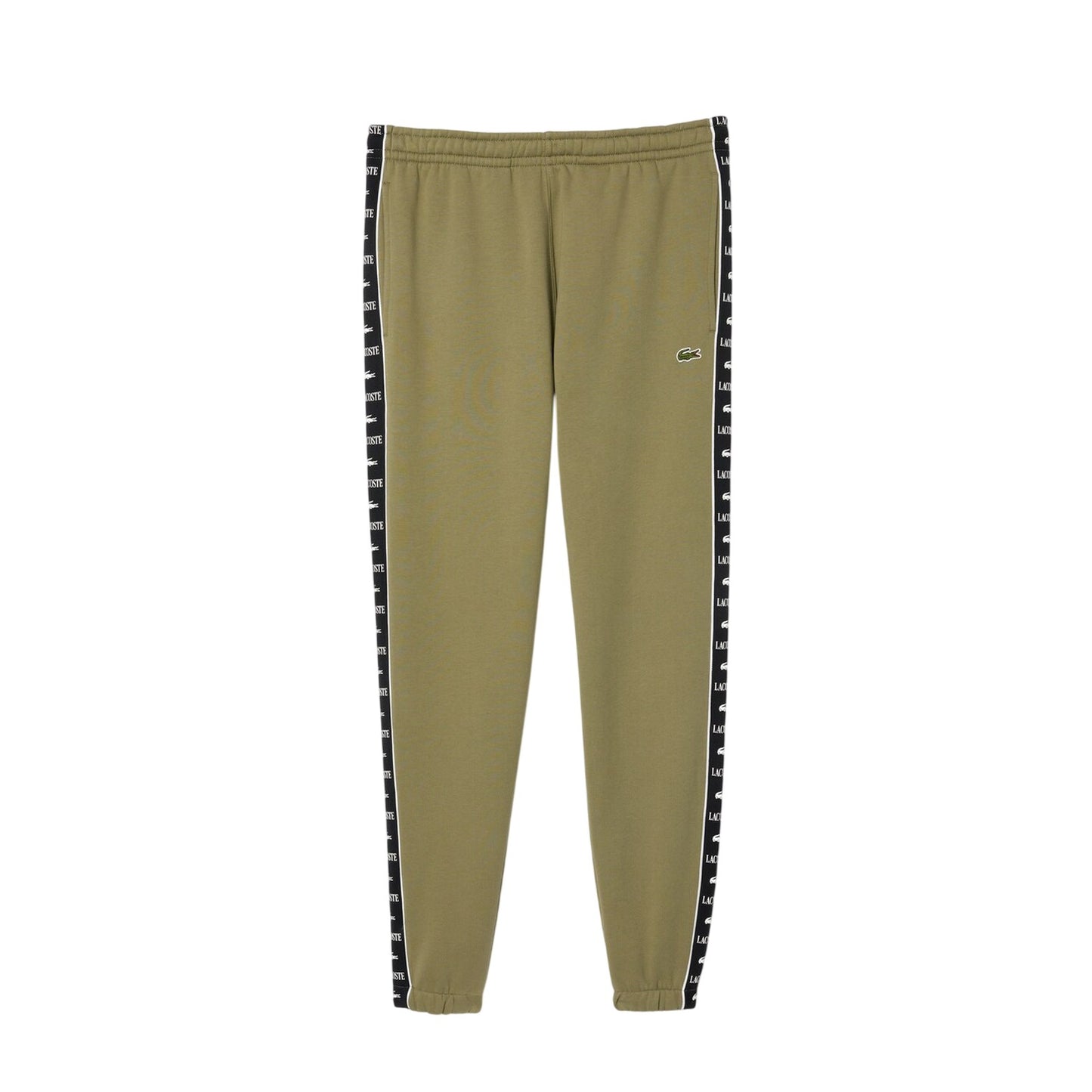 Khaki Green - Front - Lacoste Mens Woven Joggers