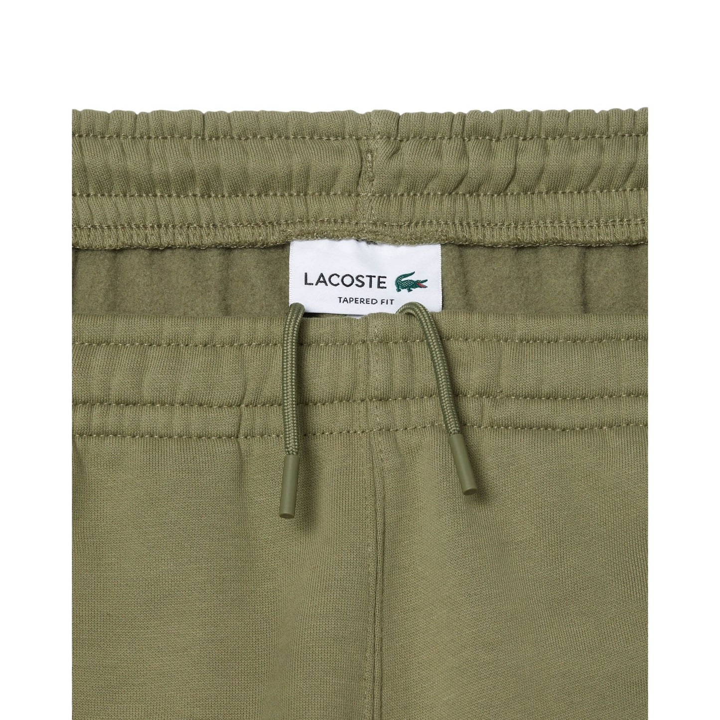 Khaki Green - Side - Lacoste Mens Woven Joggers