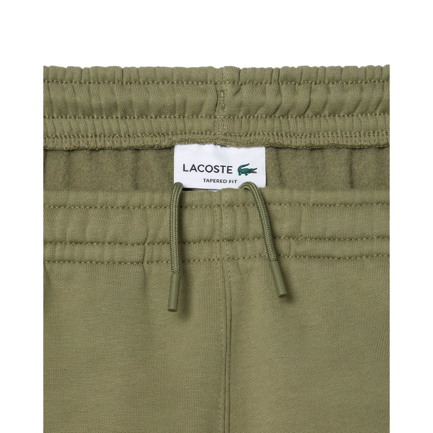 Khaki Green - Side - Lacoste Mens Woven Joggers