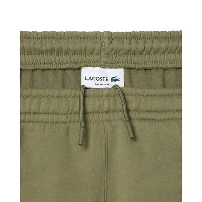 Khaki Green - Side - Lacoste Mens Woven Joggers