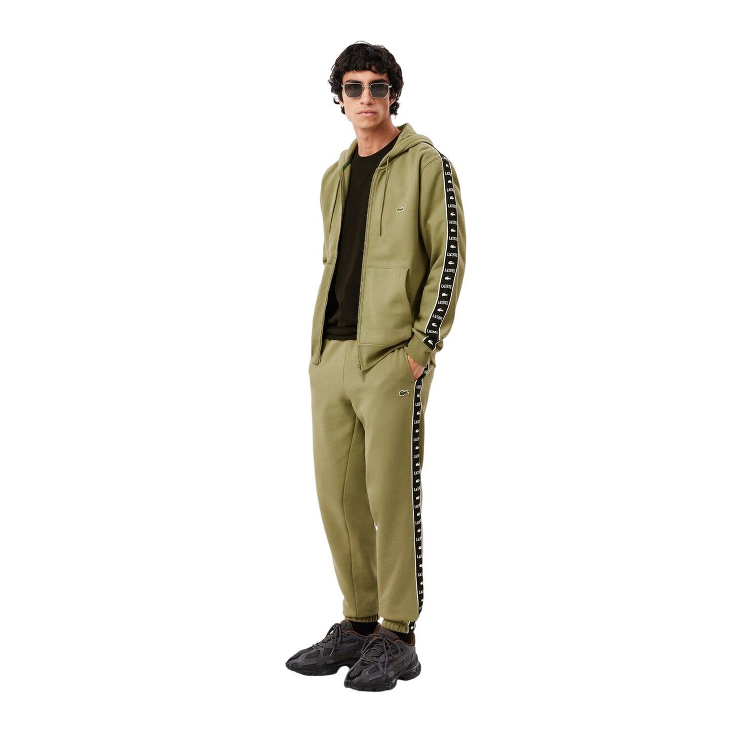 Khaki Green - Lifestyle - Lacoste Mens Woven Joggers