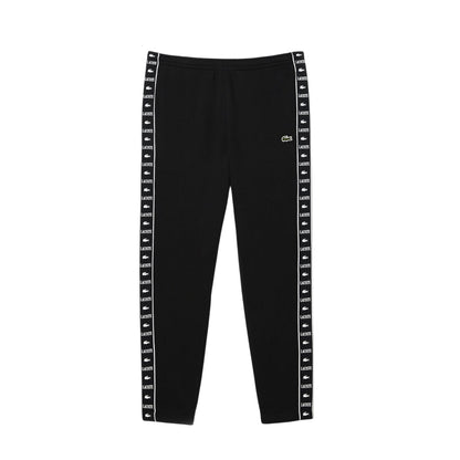 Black - Front - Lacoste Mens Woven Joggers