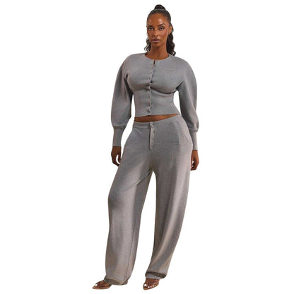Grey - Lifestyle - Mars Womens-Ladies Knitted Joggers