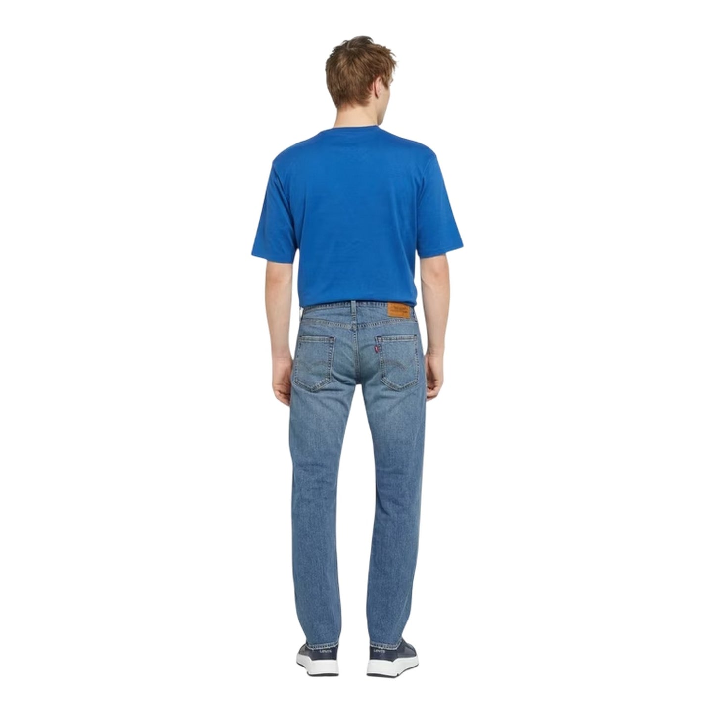 New Blue - Back - Levis Mens 502 Cotton Blend Slim Jeans