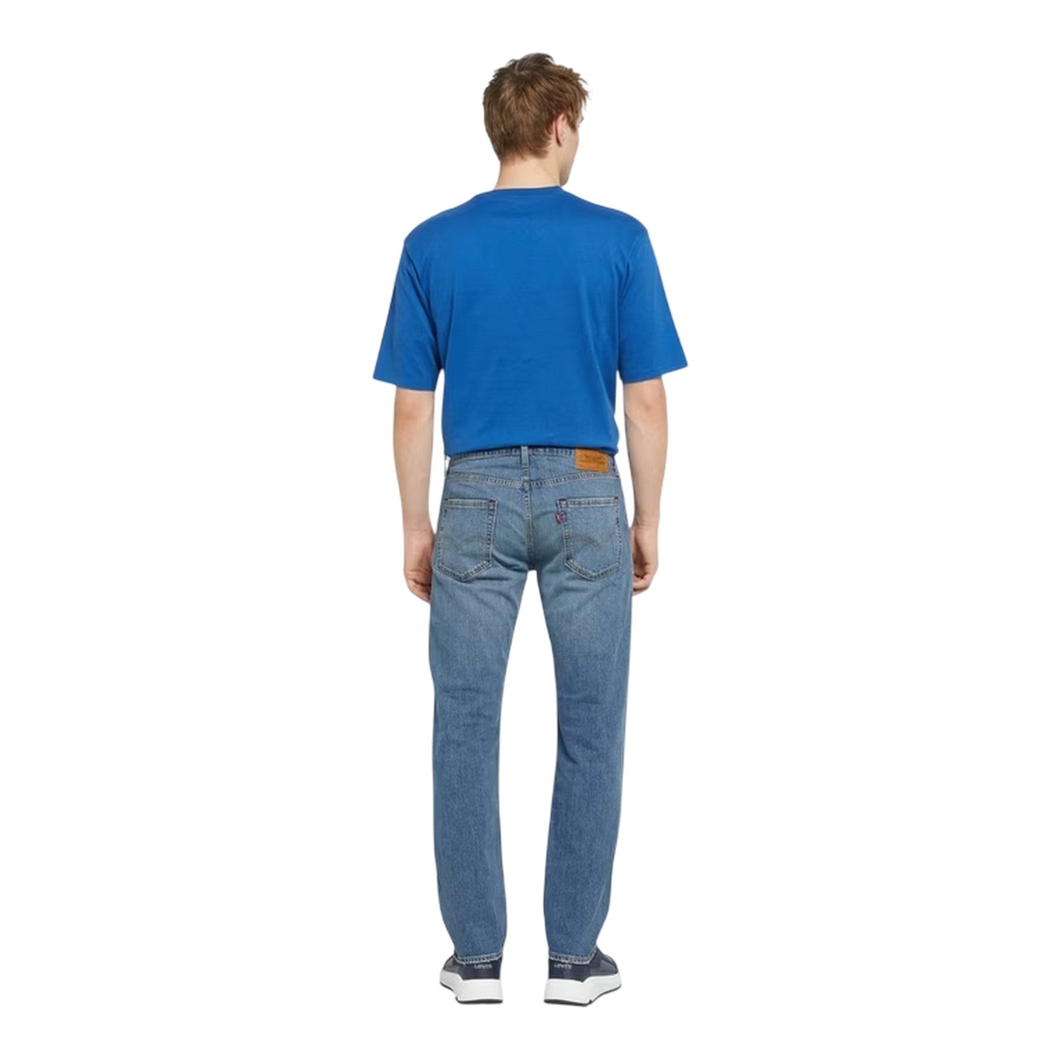New Blue - Back - Levis Mens 502 Cotton Blend Slim Jeans