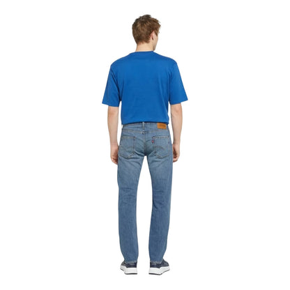 New Blue - Back - Levis Mens 502 Cotton Blend Slim Jeans