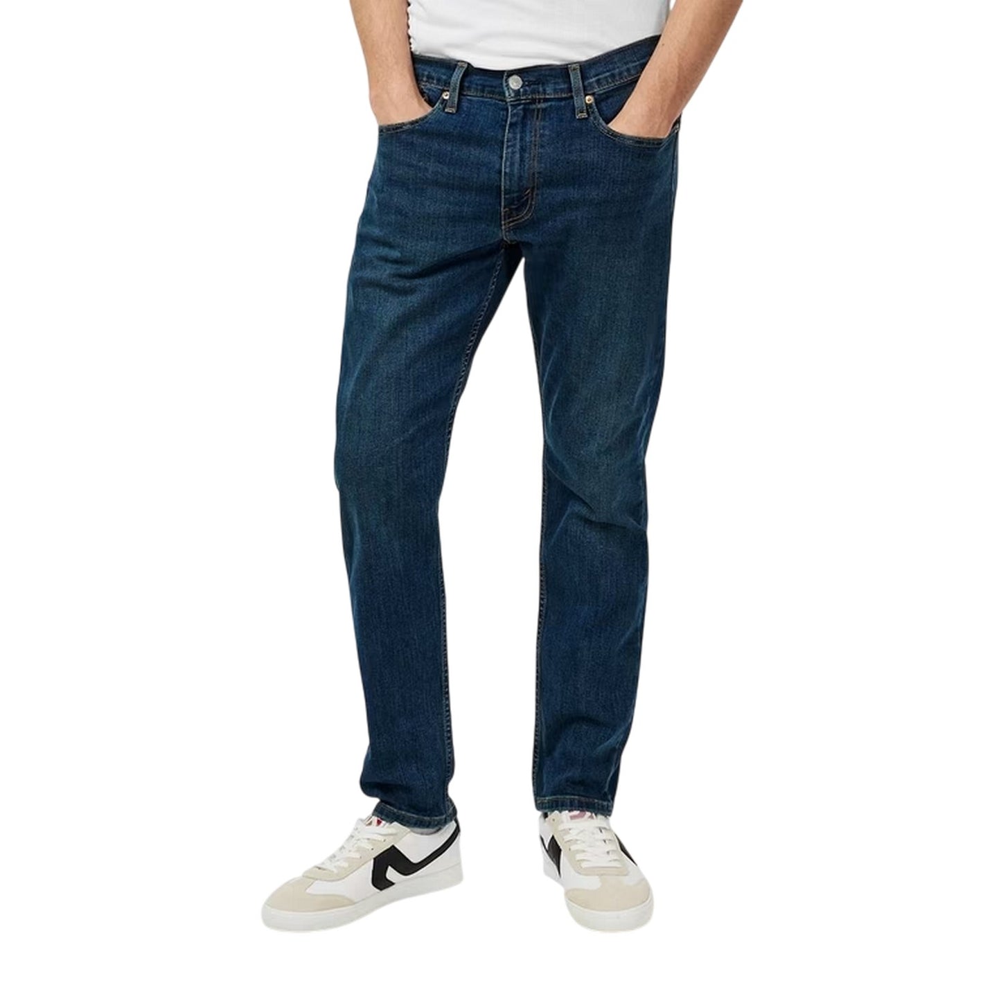 Panda - Side - Levis Mens 502 Cotton Blend Slim Jeans