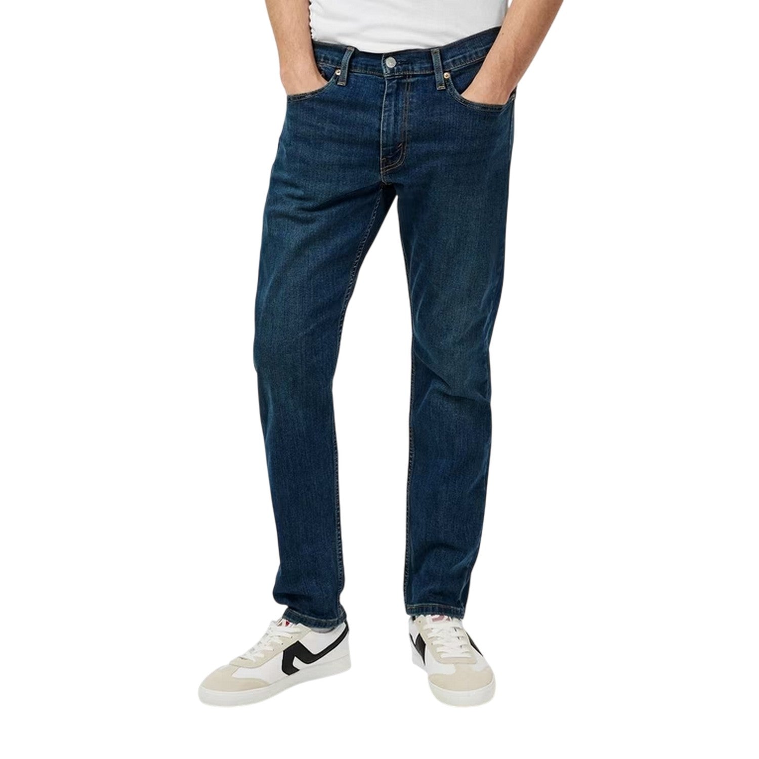 Panda - Side - Levis Mens 502 Cotton Blend Slim Jeans