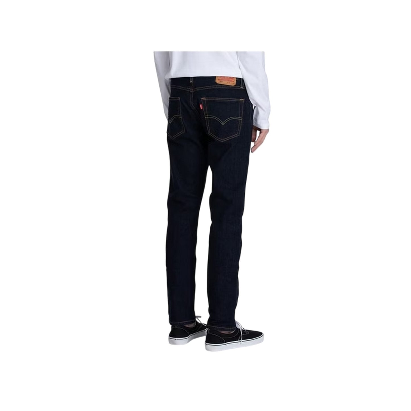 AMA Rinsey - Back - Levis Mens 502 Cotton Blend Slim Jeans