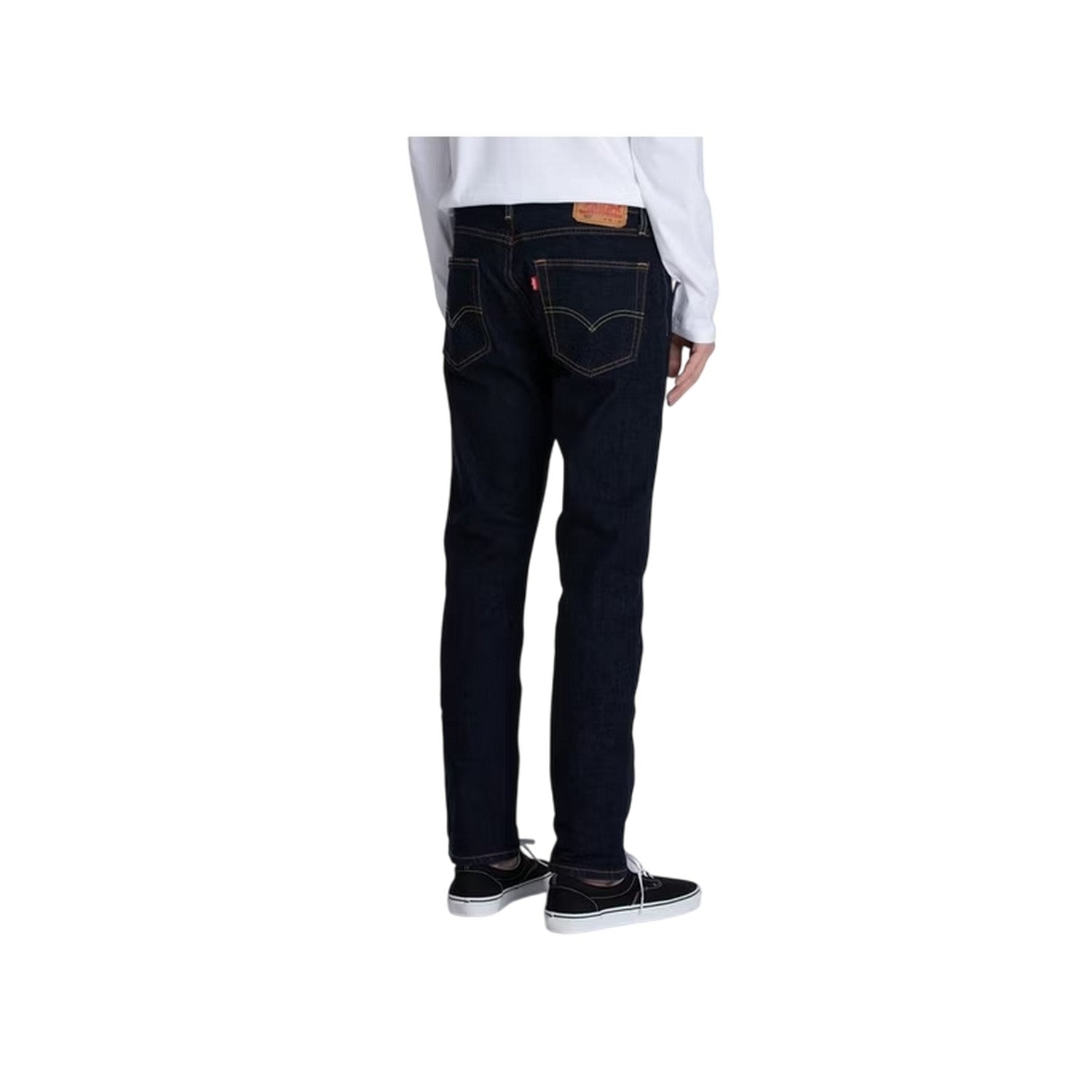 AMA Rinsey - Back - Levis Mens 502 Cotton Blend Slim Jeans