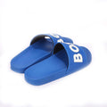 Blue - Back - Hugo Boss Womens-Ladies Kirk Logo Sliders