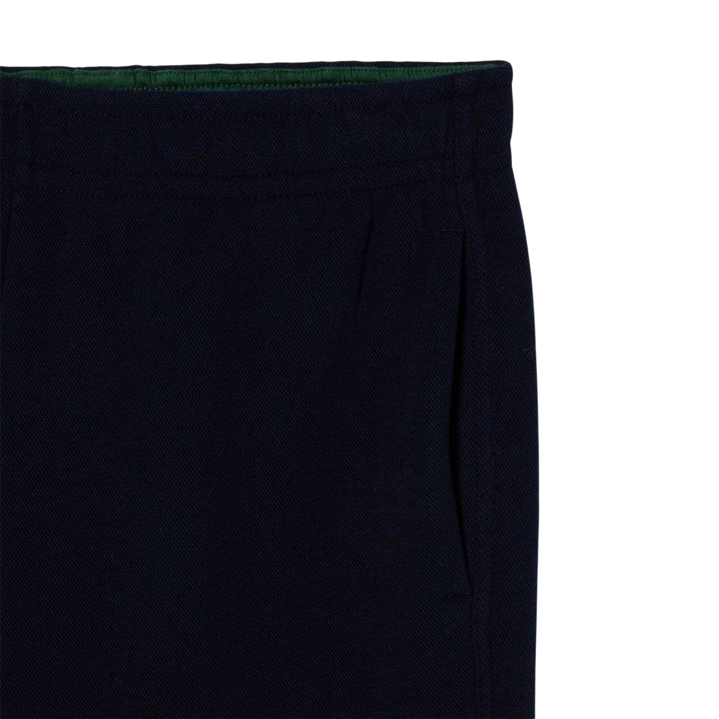 Navy Blue - Side - Lacoste Womens-Ladies Woven Relaxed Fit Joggers