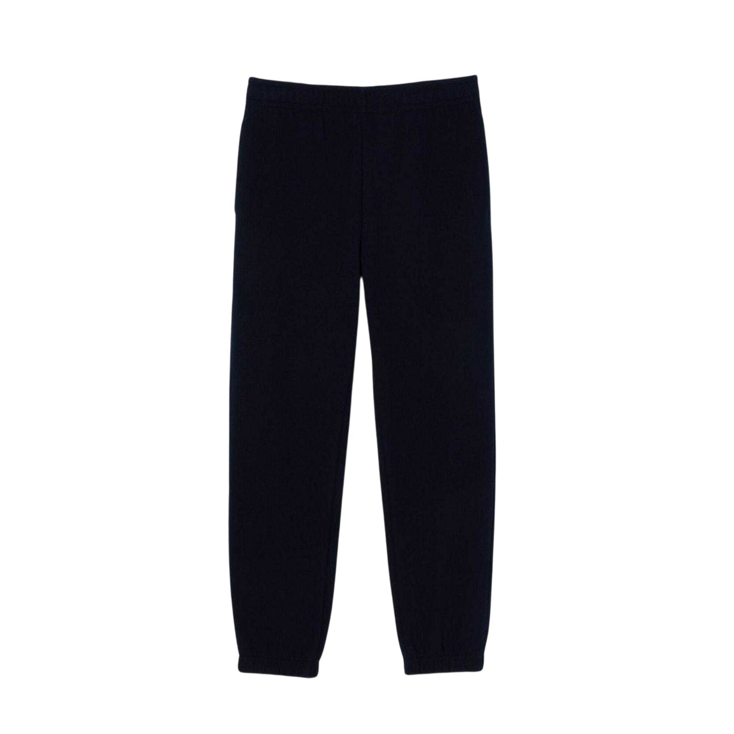 Navy Blue - Front - Lacoste Womens-Ladies Woven Relaxed Fit Joggers