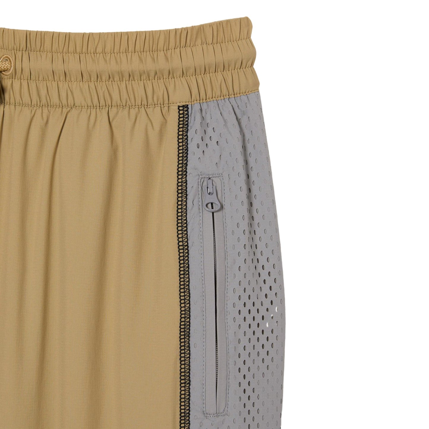 Cement - Side - Lacoste Womens-Ladies Colour Block Joggers