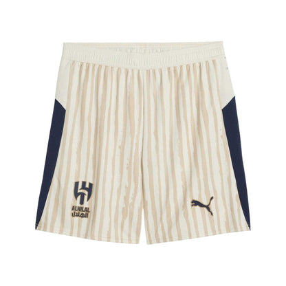 Alpine White - Front - Puma Mens 2025-2026 Al Hilal SFC Goalkeeper Shorts