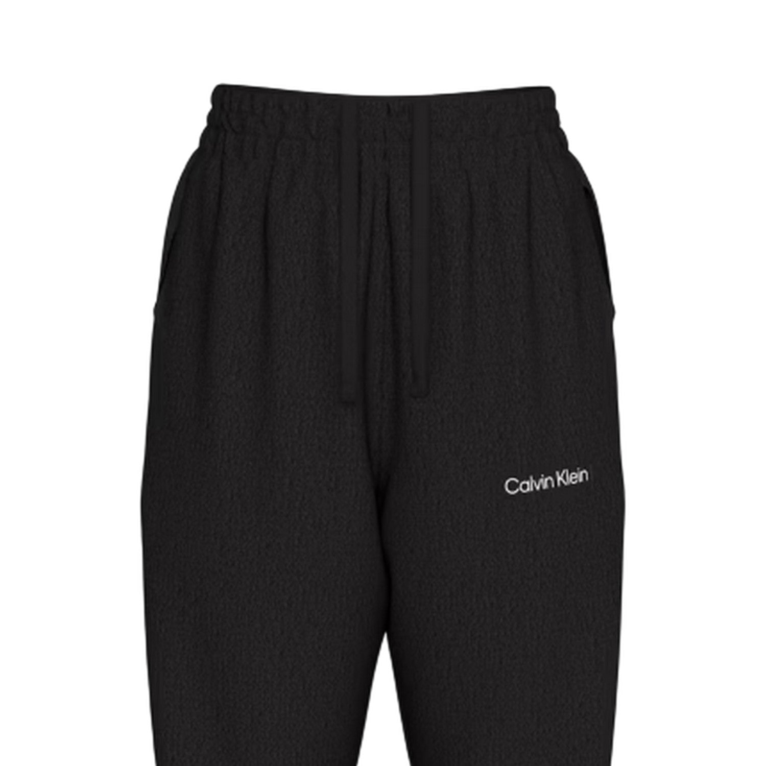 Black - Back - Calvin Klein Womens-Ladies Logo Joggers
