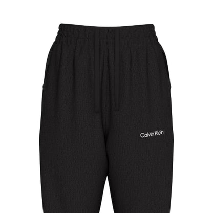Black - Back - Calvin Klein Womens-Ladies Logo Joggers