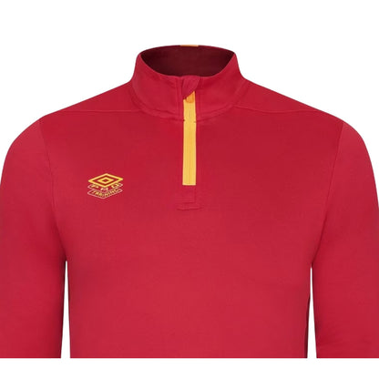 Red - Back - Umbro Mens Pro Training Midlayer