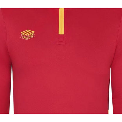 Red - Side - Umbro Mens Pro Training Midlayer