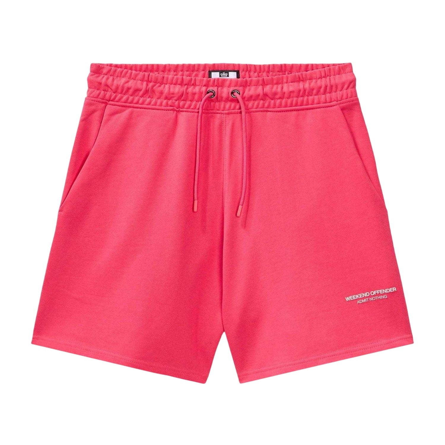 Pink - Front - Weekend Offender Mens Mytros Loose Fit Shorts