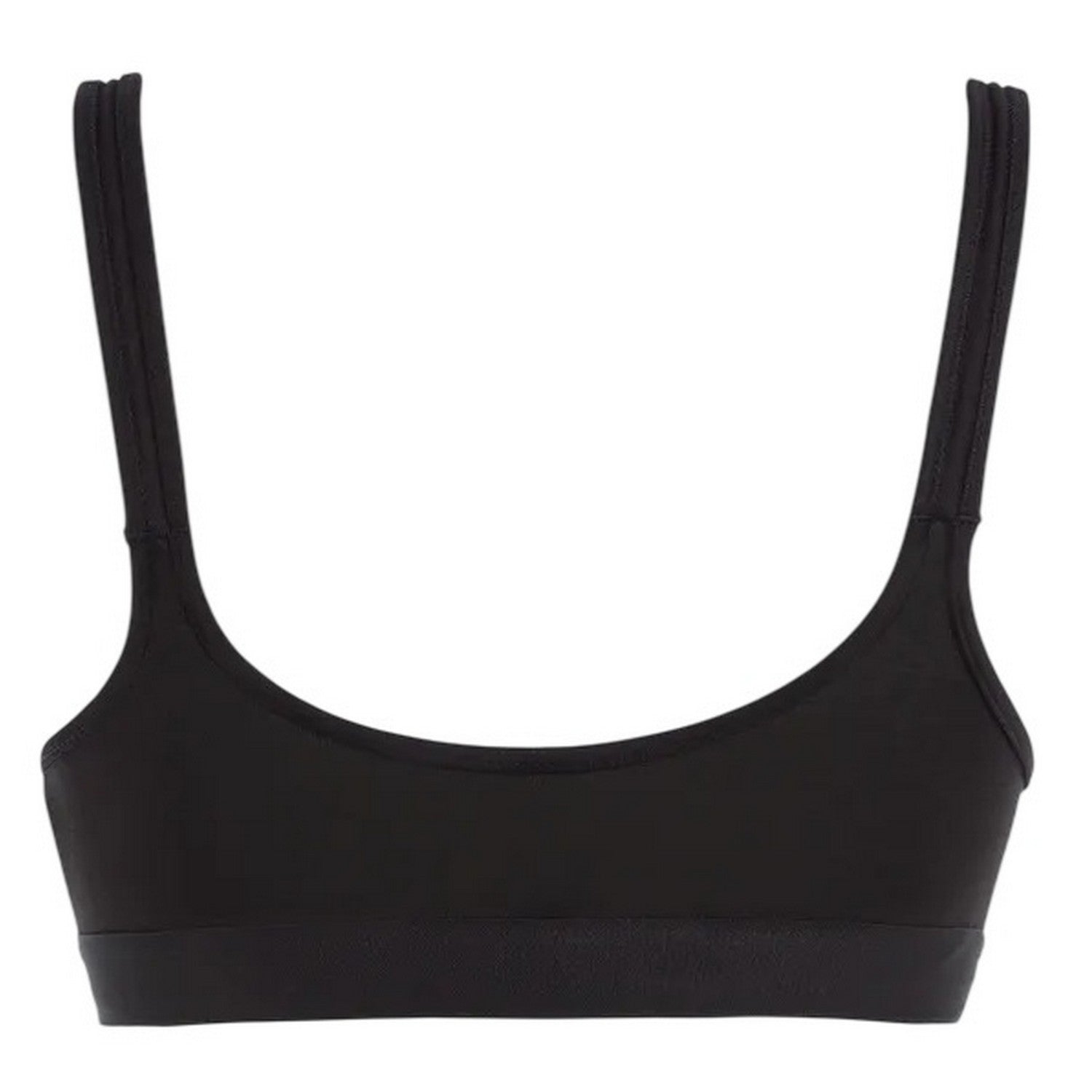 Black - Back - Tommy Hilfiger Womens-Ladies Original V Neck Bralette