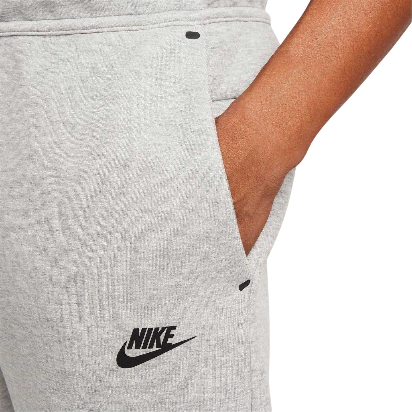 Grey Heather - Side - Nike Mens Tech Fleece Joggers