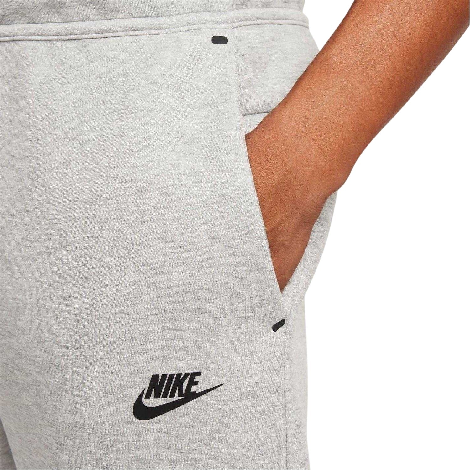 Grey Heather - Side - Nike Mens Tech Fleece Joggers