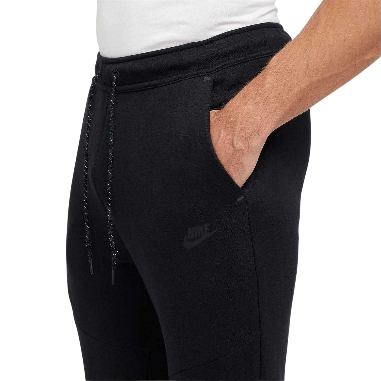 Black - Side - Nike Mens Tech Fleece Joggers