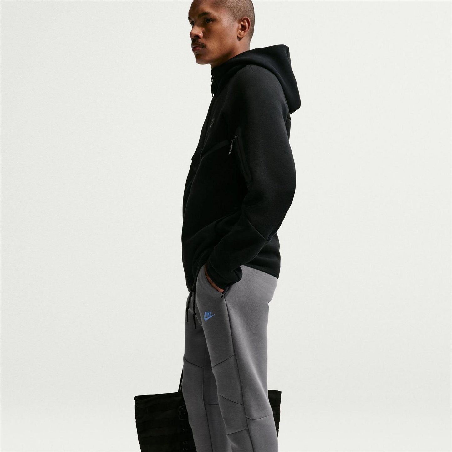 Smoke Grey - Pack Shot - Nike Mens Tech Fleece Joggers