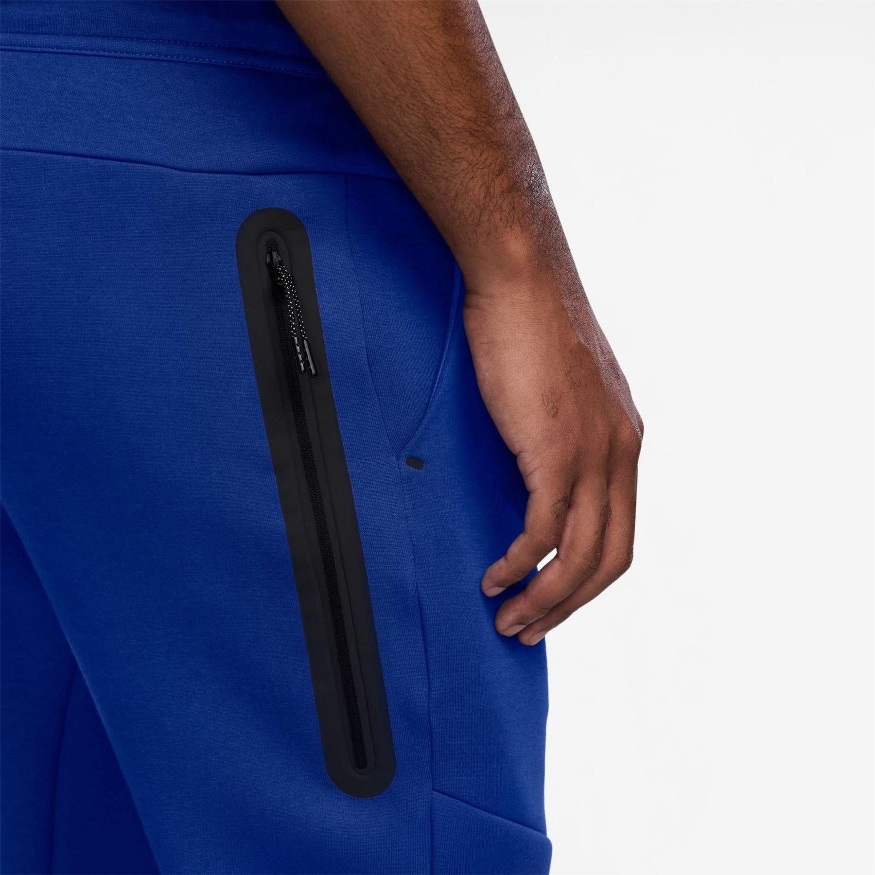Royal Blue - Side - Nike Mens Tech Fleece Joggers