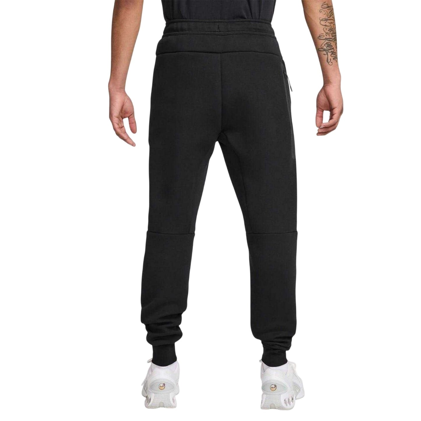 Black-Grey - Back - Nike Mens Tech Fleece Joggers