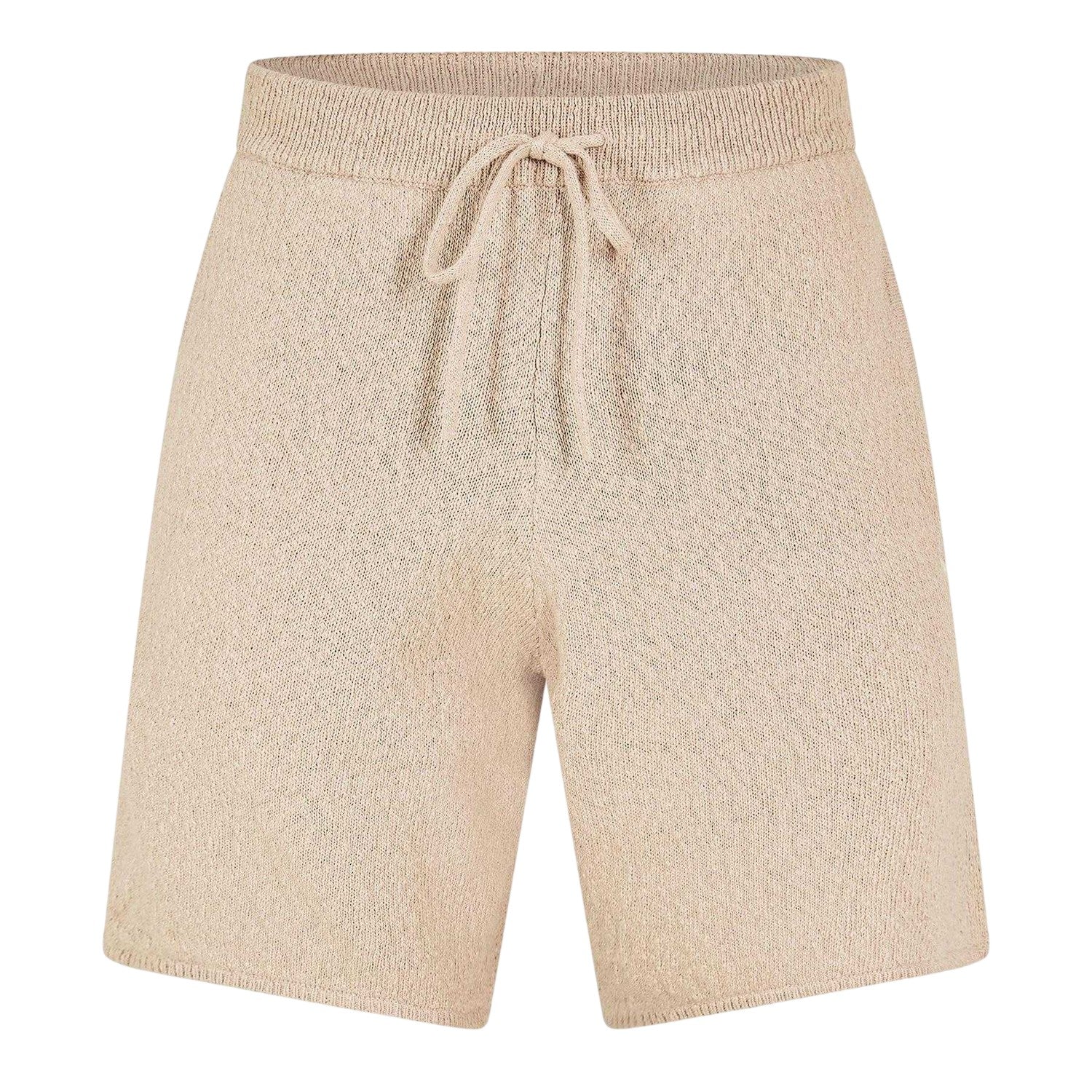 Beige - Front - Jack Wills Mens Knitted Shorts