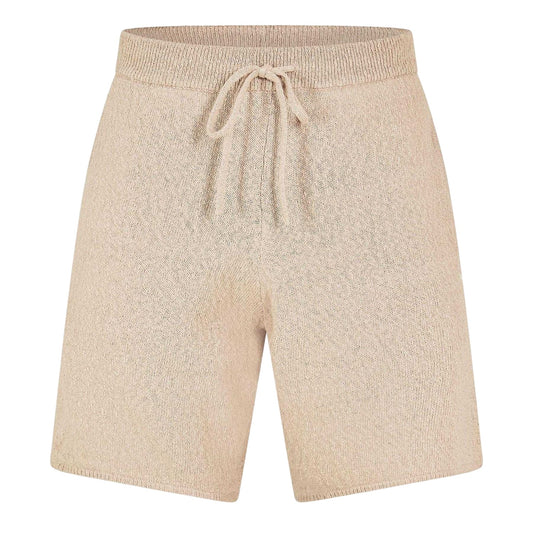 Beige - Front - Jack Wills Mens Knitted Shorts