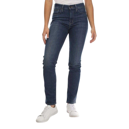 Nonstop - Front - Levis Womens-Ladies Denim High Rise Straight Leg Jeans