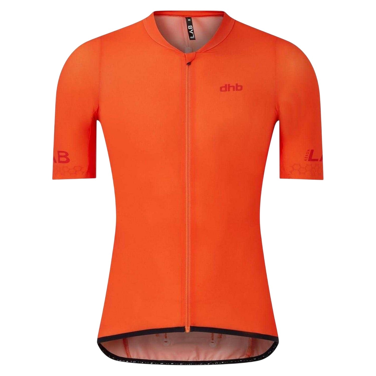 Orange - Front - dhb Mens Aeron Short-Sleeved Cycling Jersey