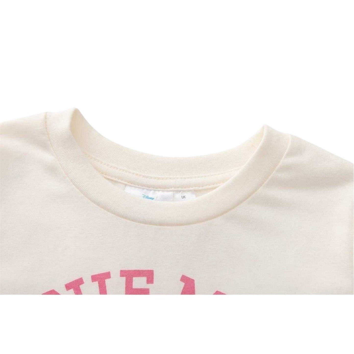 Off White - Side - Disney Childrens-Kids Minnie Mouse Big Smile T-Shirt