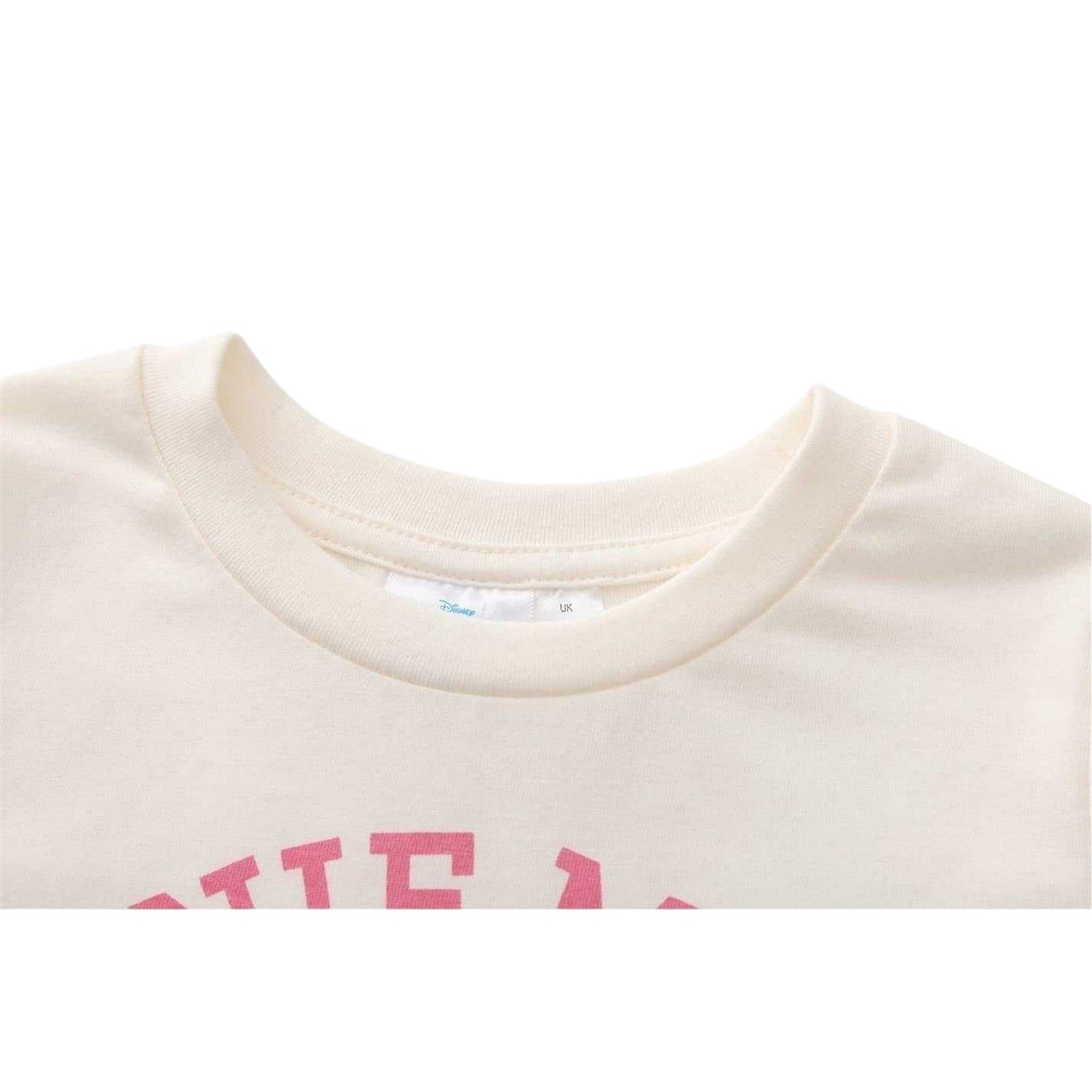 Off White - Side - Disney Childrens-Kids Minnie Mouse Big Smile T-Shirt