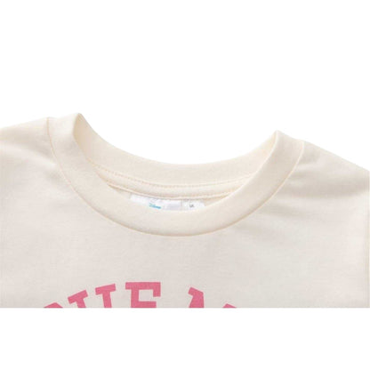 Off White - Side - Disney Childrens-Kids Minnie Mouse Big Smile T-Shirt