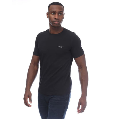 Black - Front - Boss Mens Mix&Match T-Shirt