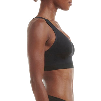 Black - Side - Adidas Womens-Ladies Seamless Sports Bra