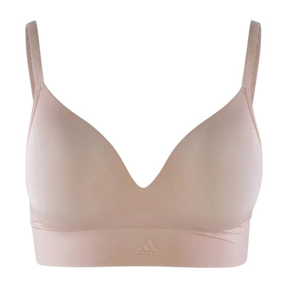 Peach Whip - Front - Adidas Womens-Ladies Polyamide Sports Bra