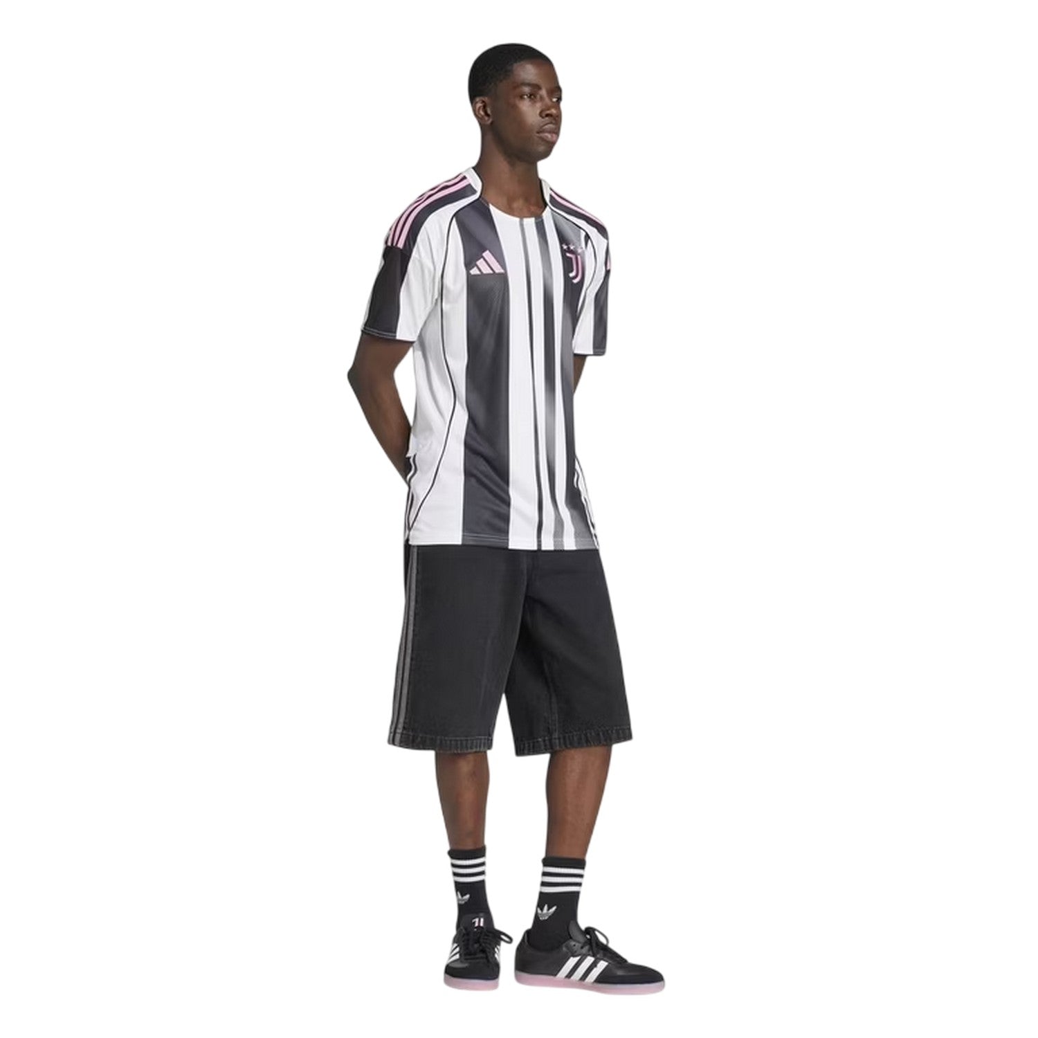White - Pack Shot - Adidas Mens 2025-2026 Juventus FC Football Jersey