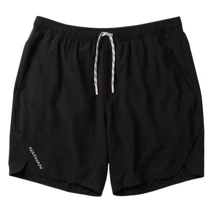 Black - Front - Nathan Mens Running Shorts