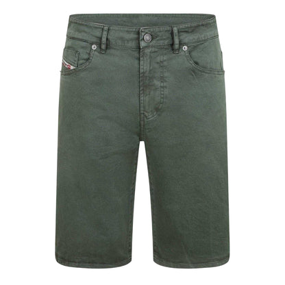 Green - Front - Diesel Mens Fleece Shorts