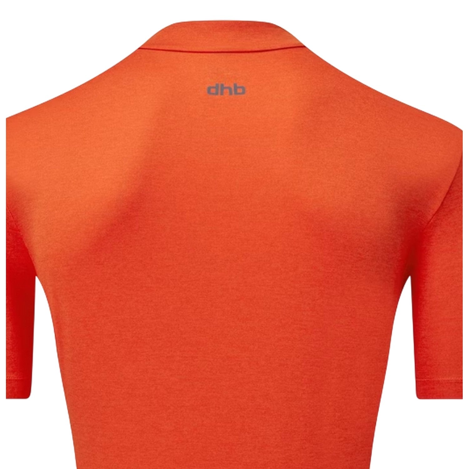 Orange - Lifestyle - dhb Mens Quarter Zip Cycling Jersey