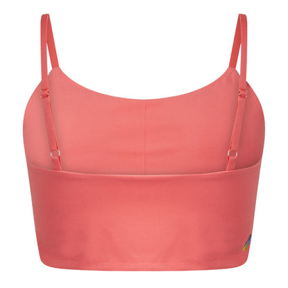 Burnt Coral - Back - Nicce Womens-Ladies Anywhere T-Shirt Bra