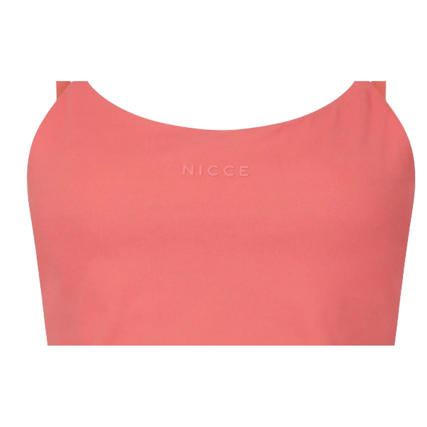 Burnt Coral - Side - Nicce Womens-Ladies Anywhere T-Shirt Bra