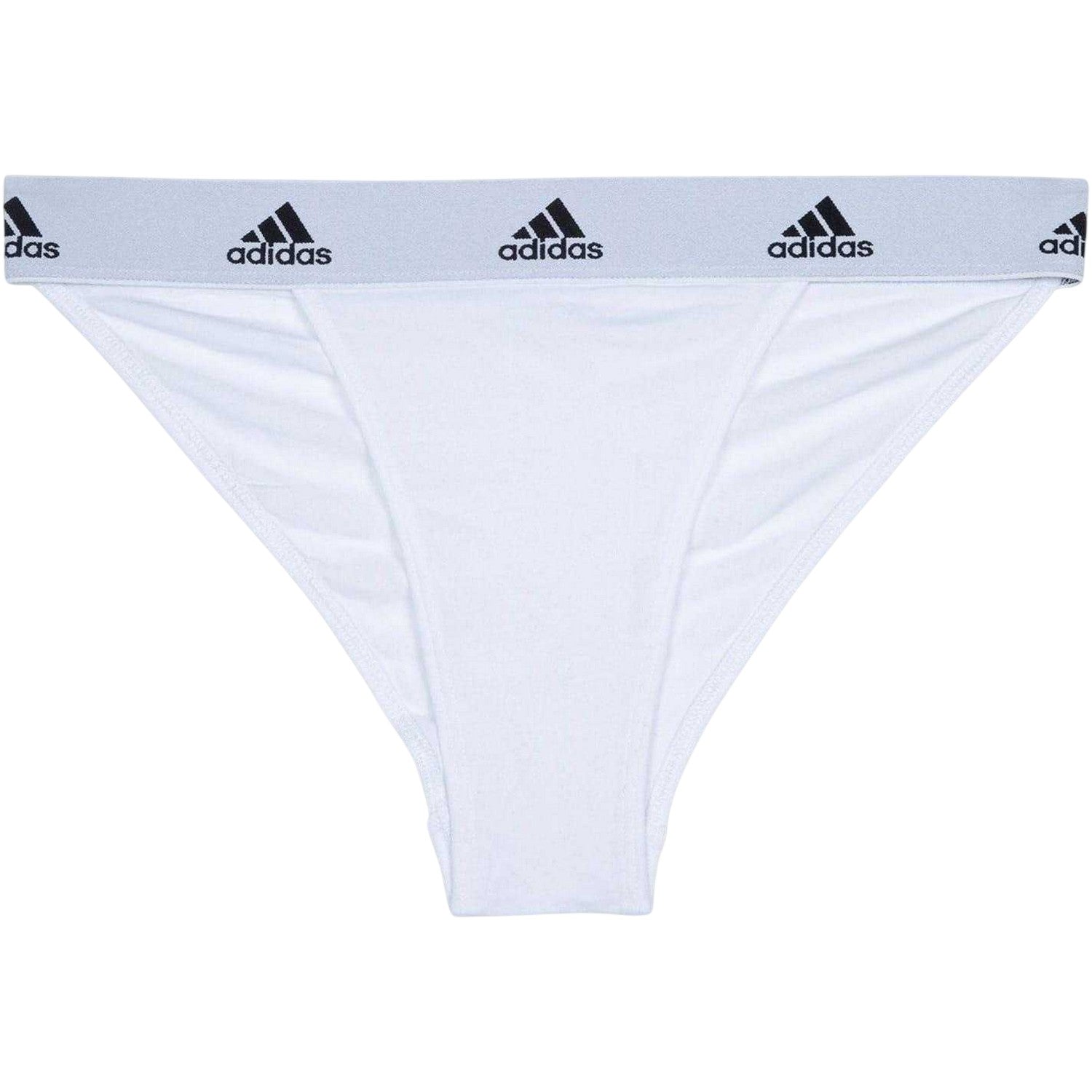White - Front - Adidas Womens-Ladies Active Briefs