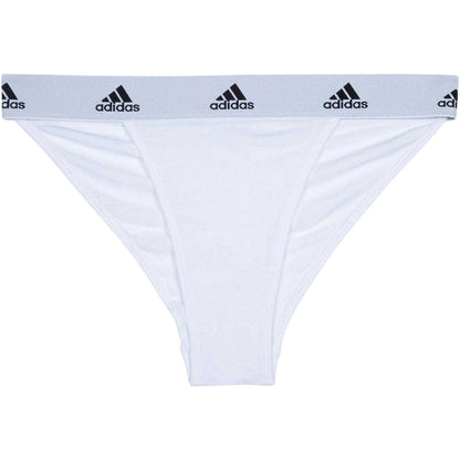 White - Front - Adidas Womens-Ladies Active Briefs